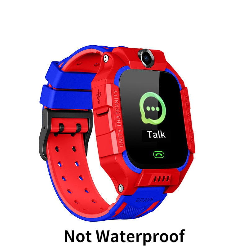 Kids Smart Watch New Sim Card Smartwatch for Children SOS LBS Call Phone Camera Voice Chat Photo Waterproof Boys Girls Gift Q19