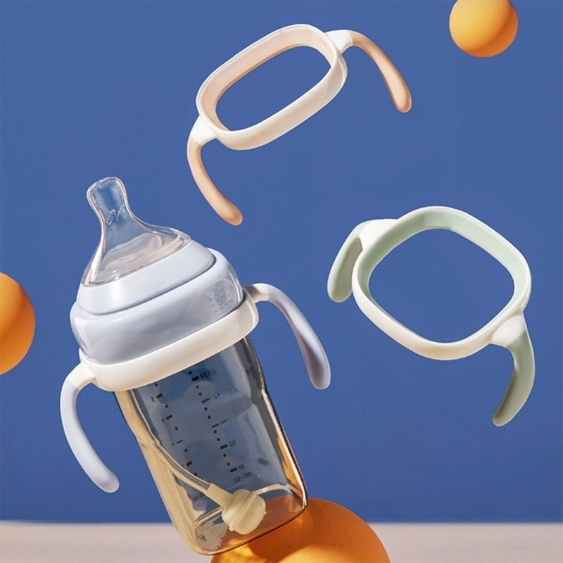 Square Shape Handle Feeding Bottle