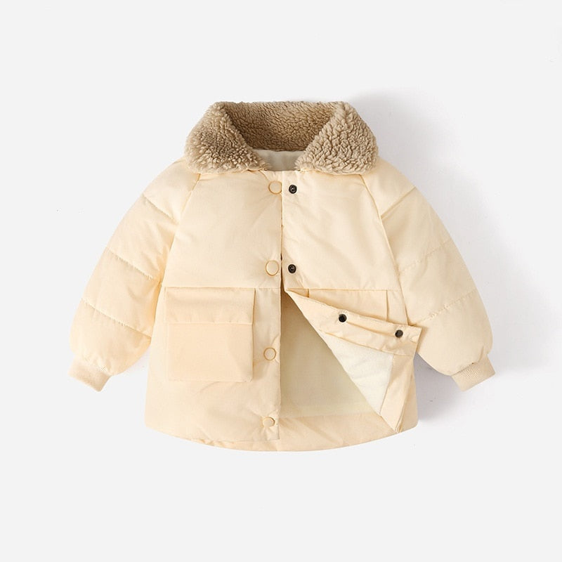 New Winter Children's Warm Cotton Jackets Outerwear