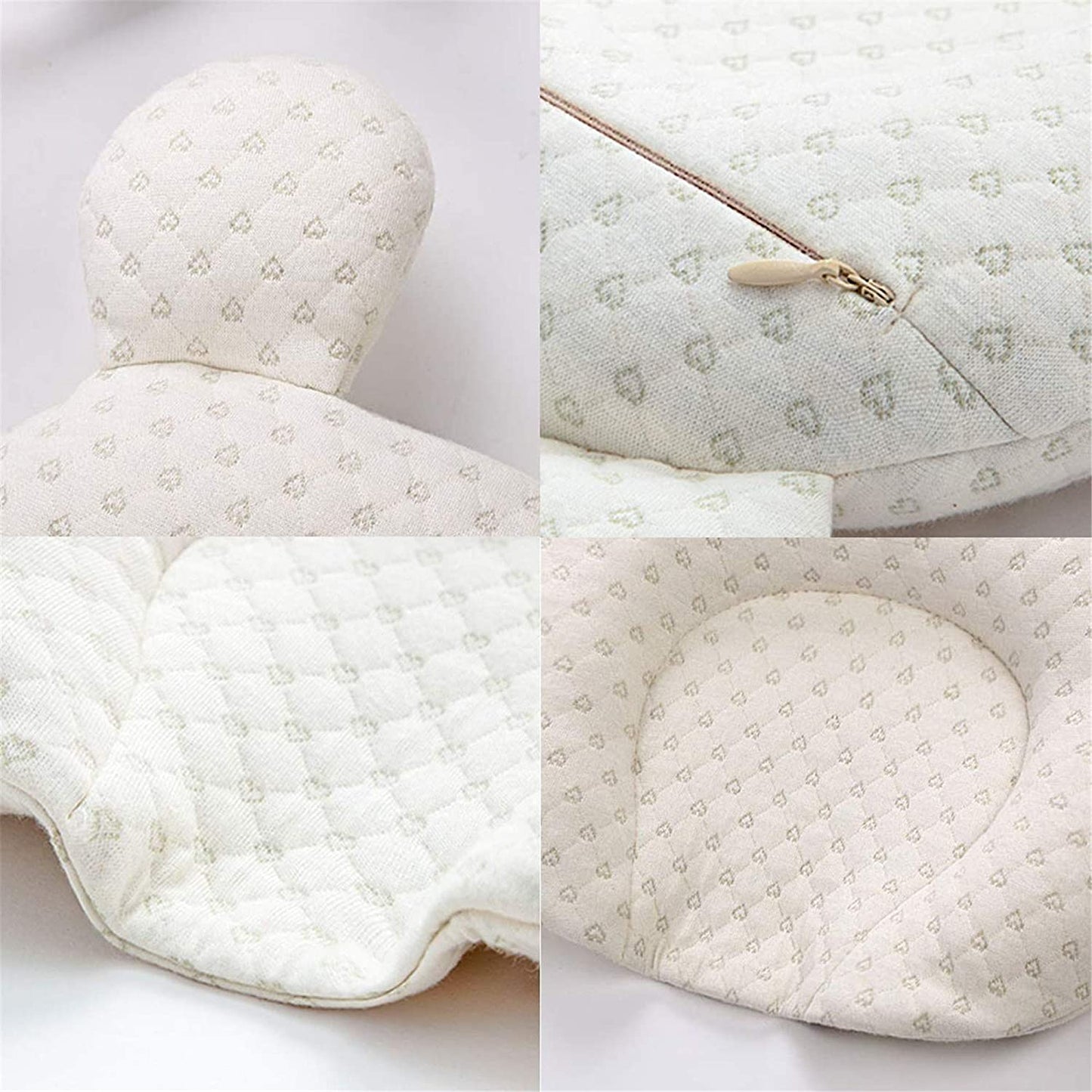 Baby Anti-bias Head Latex Stereotyped Pillow Newborn