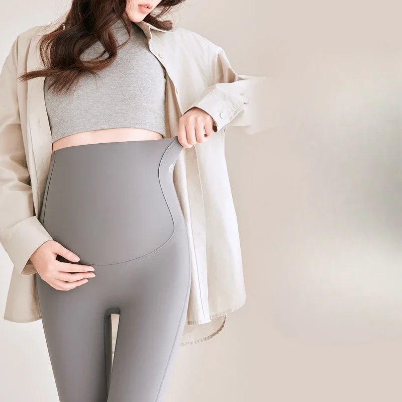 Pregnant Women Stretchy and Breathable Maternity Leggings