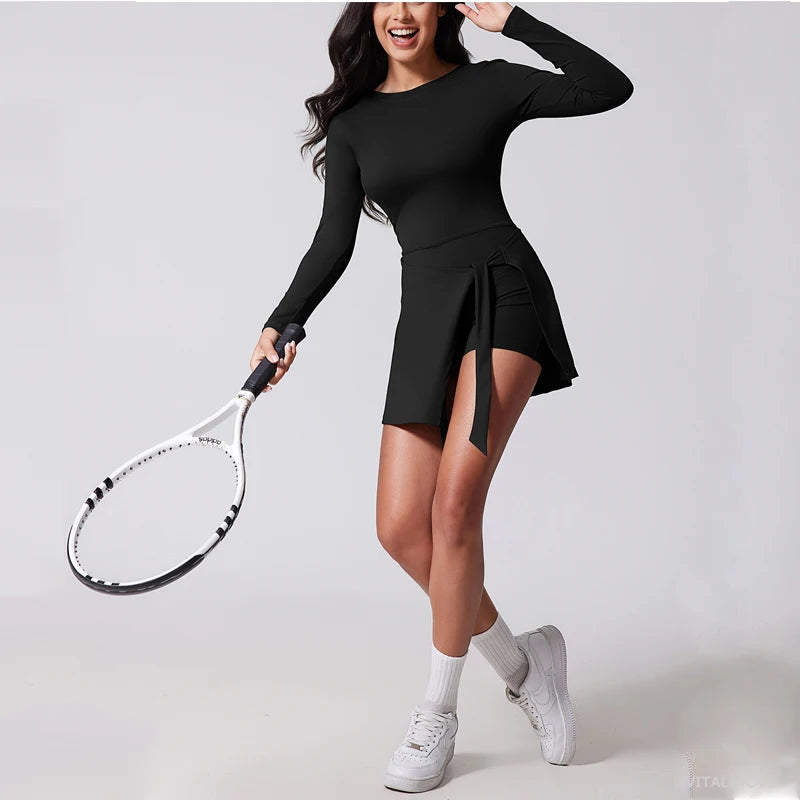 VITALINOVO Tennis Dress Long Sleeve