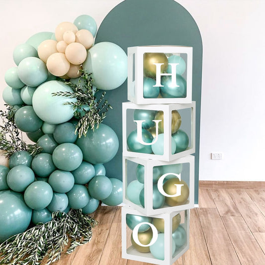 Alphabet Name Box & Birthday Balloon Box