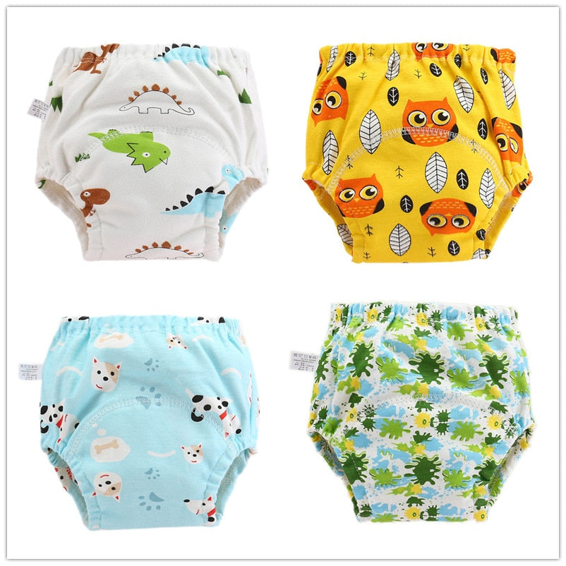 4pc/Lot  Baby Cotton  Waterproof Underwear