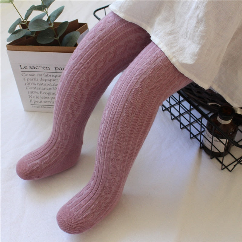 Spring Knitted Girl Stockings