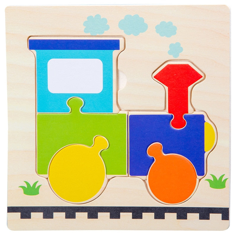 3D Wooden Puzzles Educational