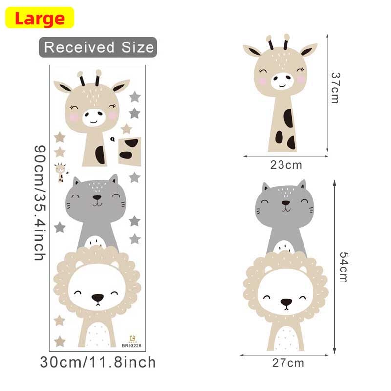 Forest Animals and Stars Wall Stickers