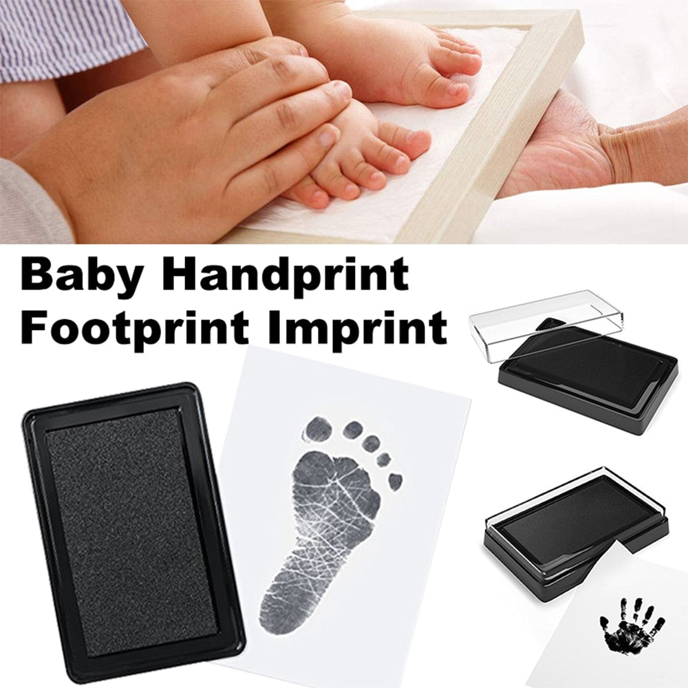 Newborn Baby Handprint Footprint Imprint Kit Environmental-friendly Baby Care Non-Toxic