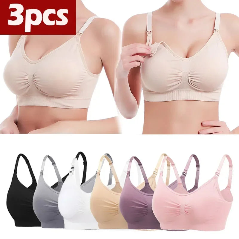 3 Pcs Maternity Nursing Bras