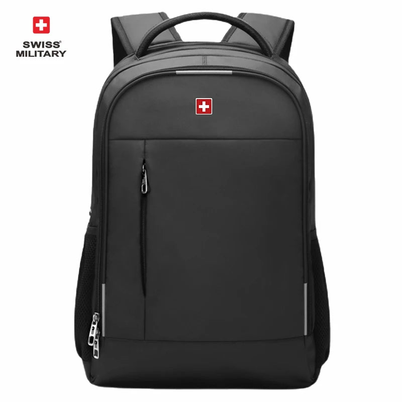 SWISS Men Laptop Backpack Waterproof Anti Theft USB Bag Large Capacity