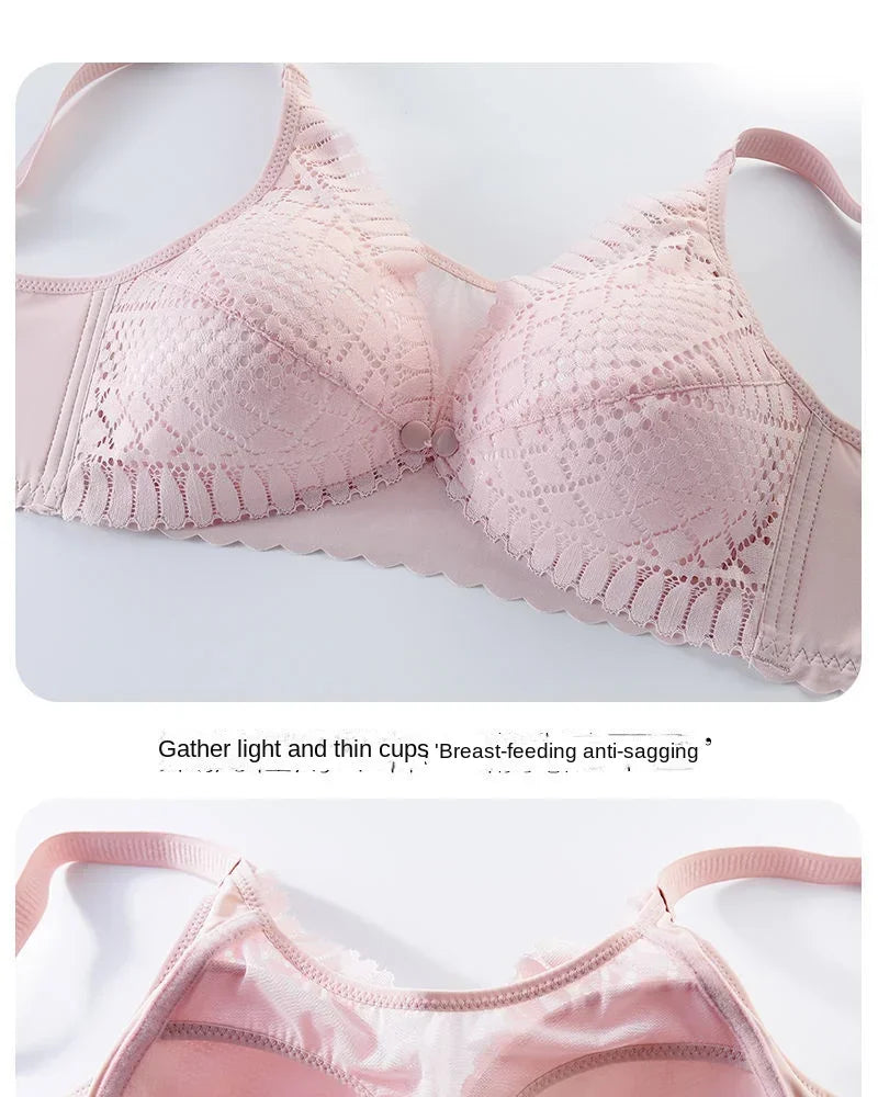 Front Button Maternity Nursing Bra