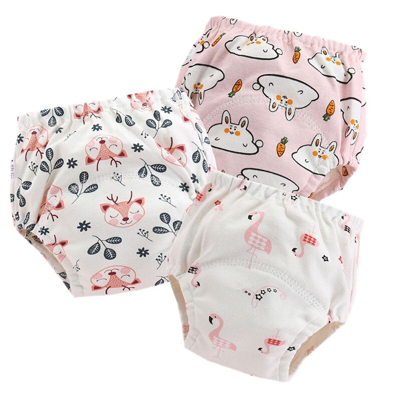 4pc/Lot  Baby Cotton  Waterproof Underwear