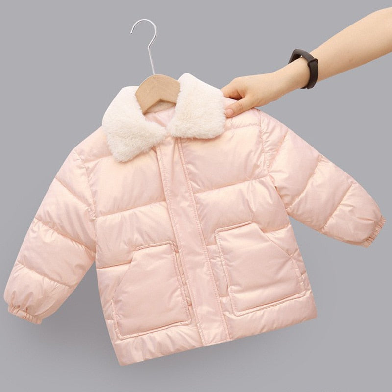 New Winter Children's Warm Cotton Jackets Outerwear