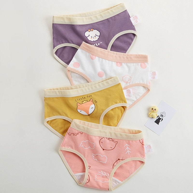 Cotton Underwear 4Pcs/lot