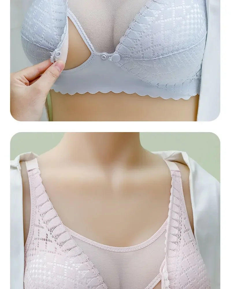 Front Button Maternity Nursing Bra