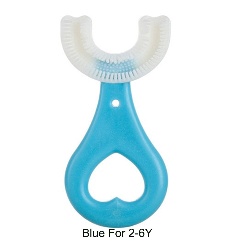 Toothbrush Children 360 Degree U-shaped Oral Care Cleaning