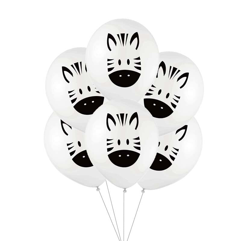 10 pcs Animal Latex Balloons Jungle Safari Party Decorations