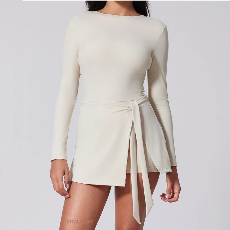 VITALINOVO Tennis Dress Long Sleeve