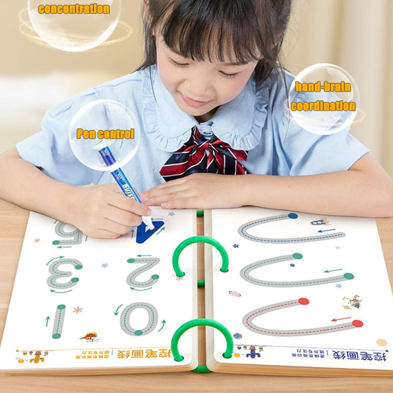 Children Drawing, Learning, Educational Book 136 Page