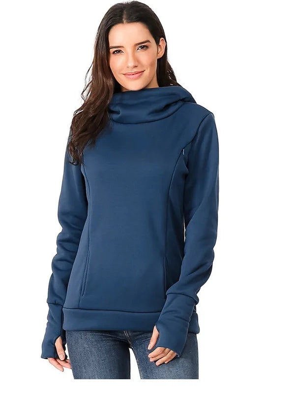 Women's Fleece Maternity Nursing Sweatshirt