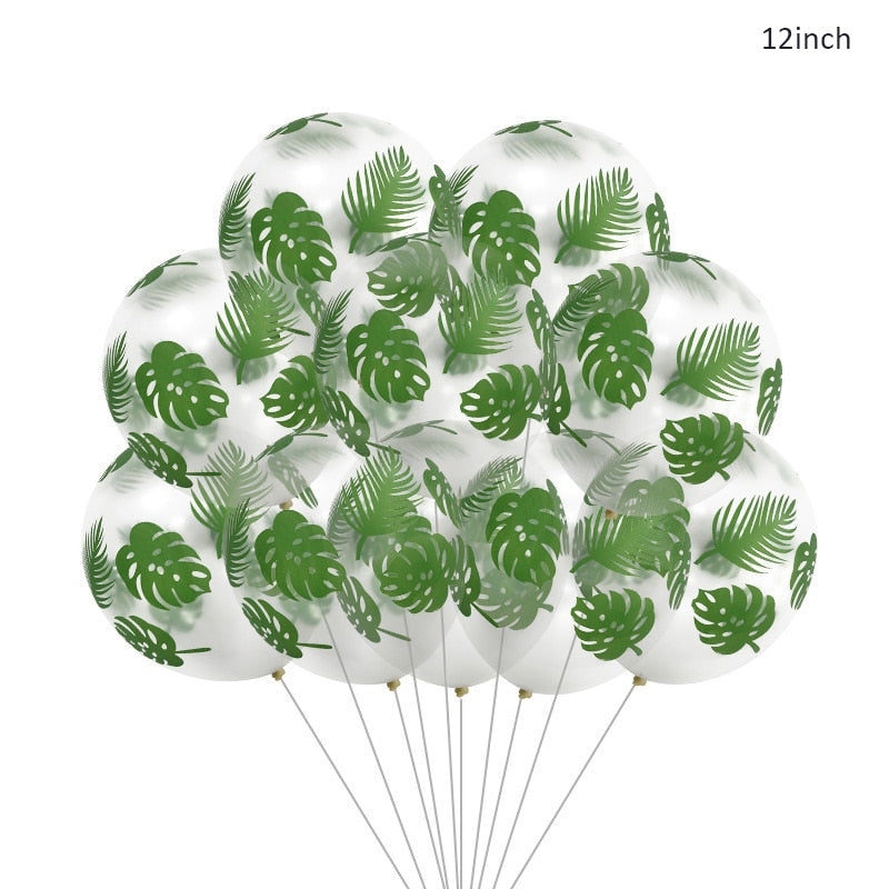 10 pcs Animal Latex Balloons Jungle Safari Party Decorations