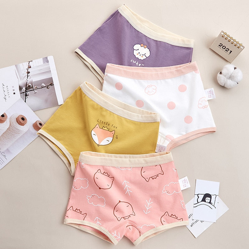 Cotton Underwear 4Pcs/lot