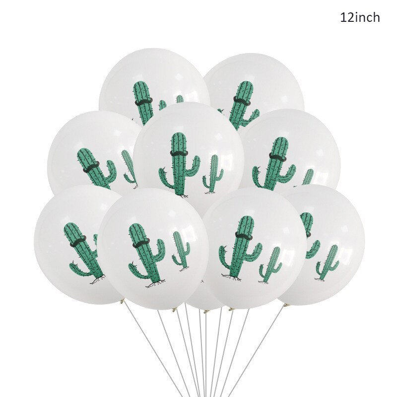 10 pcs Animal Latex Balloons Jungle Safari Party Decorations