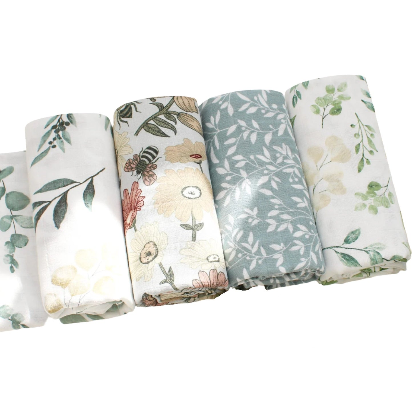 Newborn Organic Bamboo Cotton Swaddle Bedding Cover