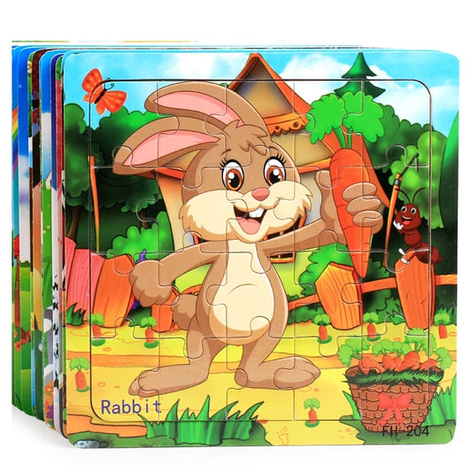 New 20 Piece Montessori 3d Puzzle