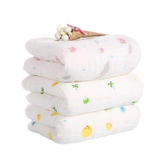 100% Cotton Towel Blanket For Newborn Baby